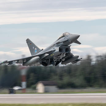 Eurofighter in Pacific Skies taking off | Copyright: Luftwaffe, Sherifa Kästner Eurofighter in Pacific Skies taking off | Copyright: Luftwaffe, Sherifa Kästner