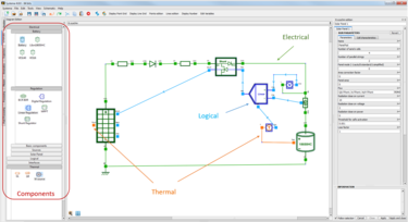 Power schematic editor