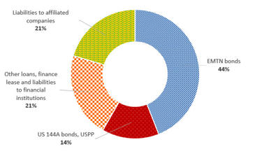 HY 2025 Debt portfolio HY 2025 Debt portfolio