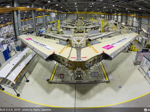 A350 -1000 in production in Spain A350-1000
