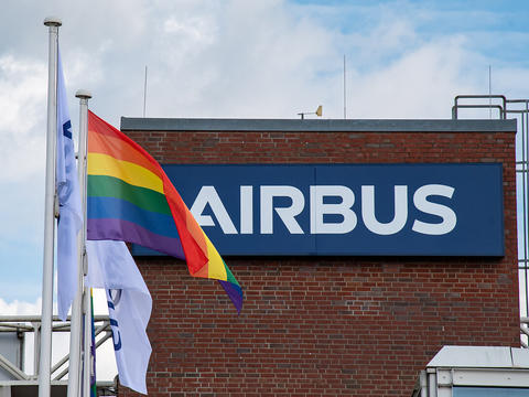 Rainbow flag pride Airbus Rainbow flag pride Airbus