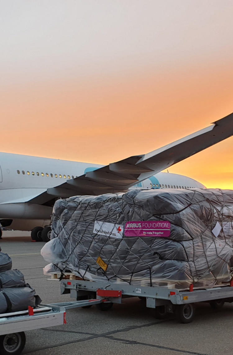 Airbus Foundation using an A350 Airbus Foundation using an A350