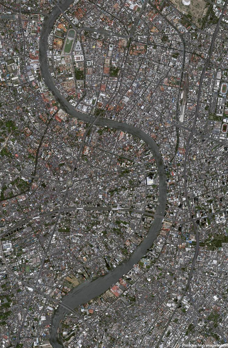 Bangkok, Thailand Satellite image from Pléiades Neo Bangkok, Thailand Satellite image from Pléiades Neo